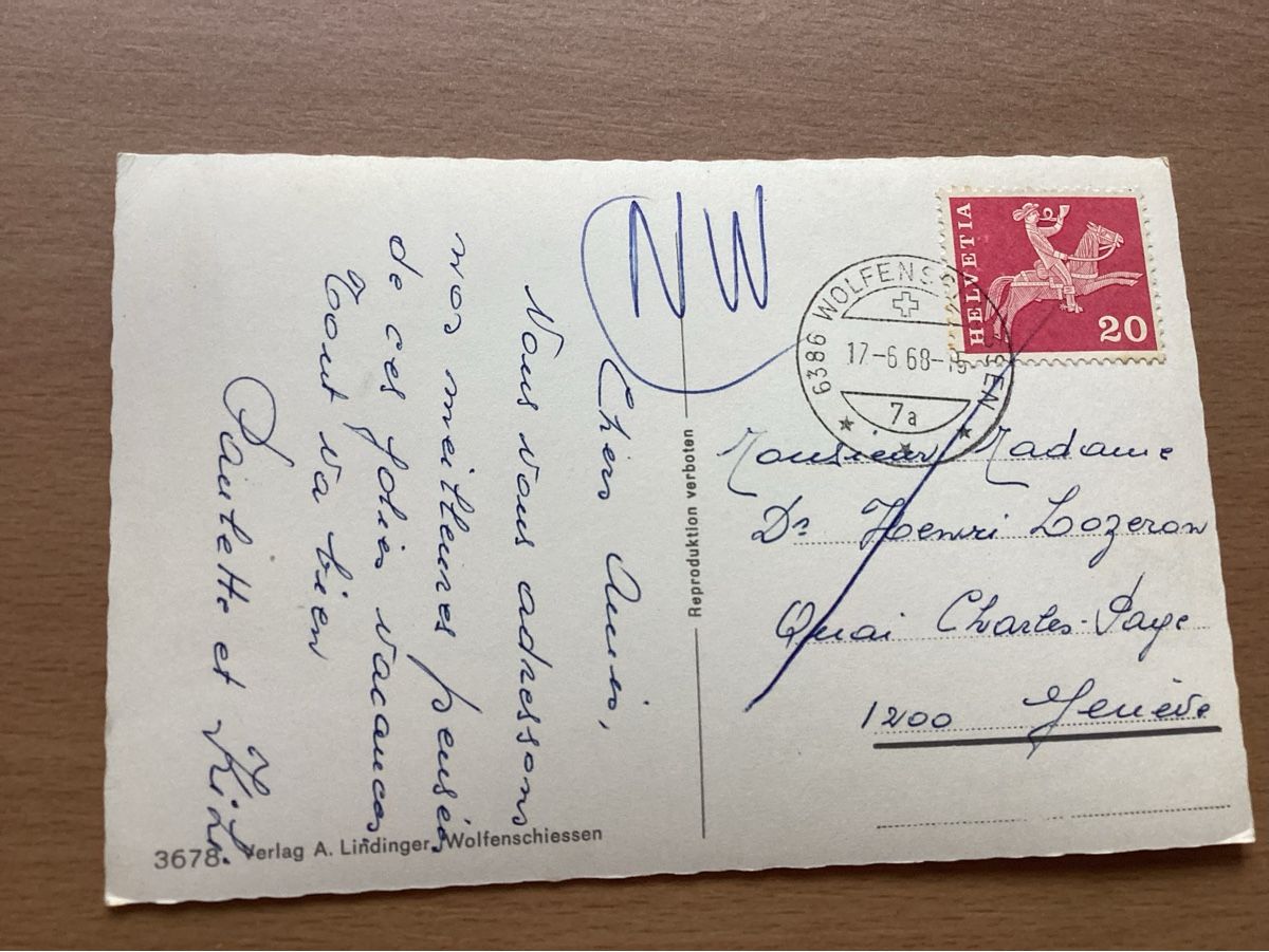 Cartoline postali: AK Wolfenschiessen NW – Usato da Wassen UR venduto da SABDOM 1
