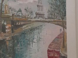 Ölgemälde Paris Eiffelturm, Tasko Kordalov