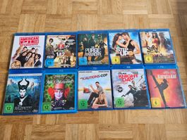 11 Blu-ray Filme (Step up, Karate kid, american pie, purge)