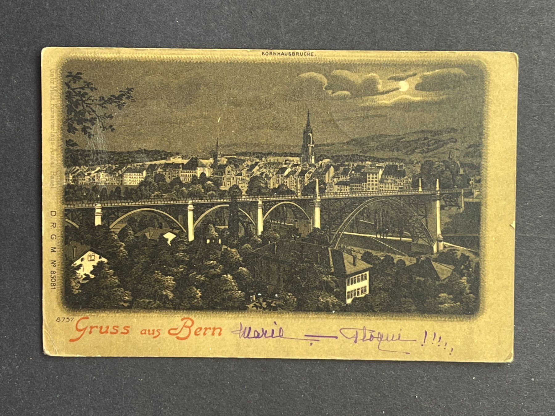 Cartoline postali: Gruss aus Bern, 1901 – Usato da Steg VS venduto da _vinci_