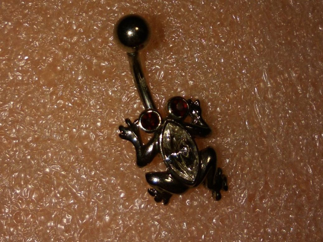 Gioielli per piercing: BAUCHNABELPIERCING,,EINE FRÖSCHE – Nuovo (secondo la descrizione) da Basel venduto da bijoutrie_4 7