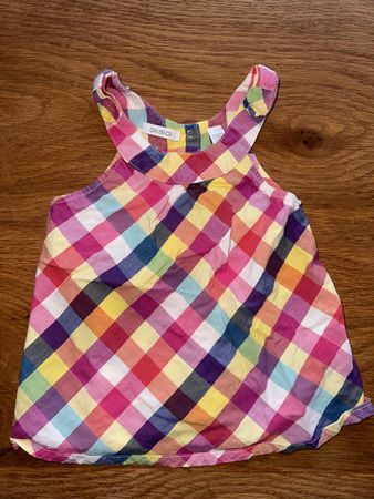 Okäidi Sommer Top, Grösse 108 Karomuster, Top Zustand!