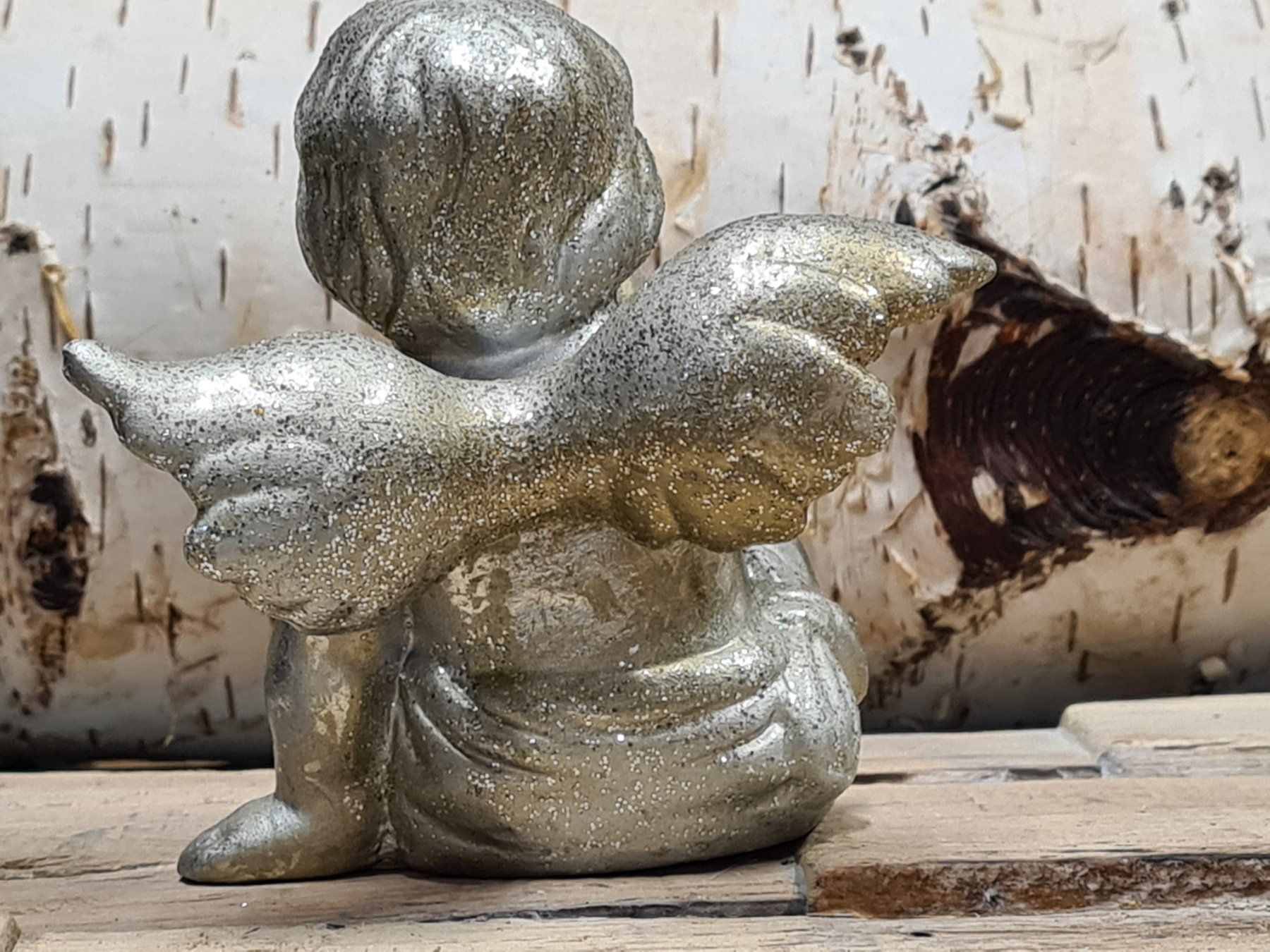 Statuette: Grösserer Engel, H 11x B 10cm – Usato da Amriswil venduto da kleindeko 3
