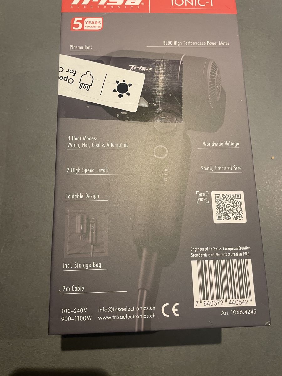 Trisa Föhn: Phon Trisa Ionic-T – Neu und originalverpackt aus Cadenazzo von ali_d5fn 1