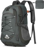 Wanderrucksack | Reiserucksack | 40L Rucksack faltbar Grau