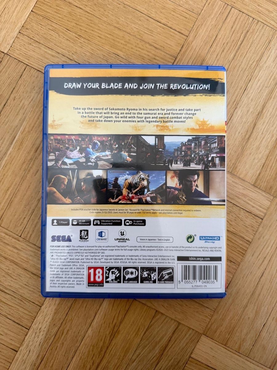 Giochi: Like a Dragon: Ishin! PS5 neuf! – Nuovo (secondo la descrizione) da Fully venduto da jen_x665 1