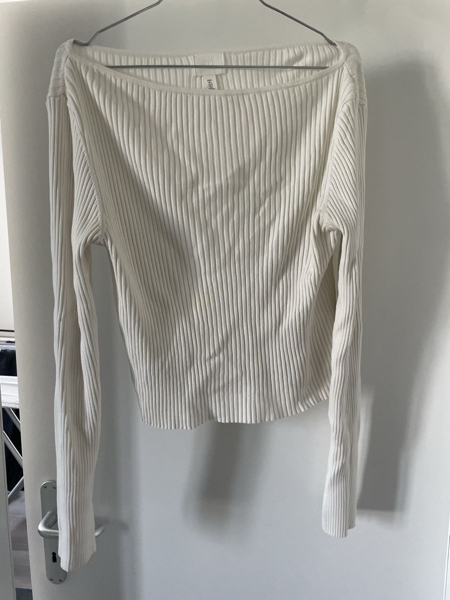 H&M Maglioni & Felpe: H&M Strickpullover, Gr. L, Off-White, Top Zustand! – Usato da Maienfeld venduto da saoma123