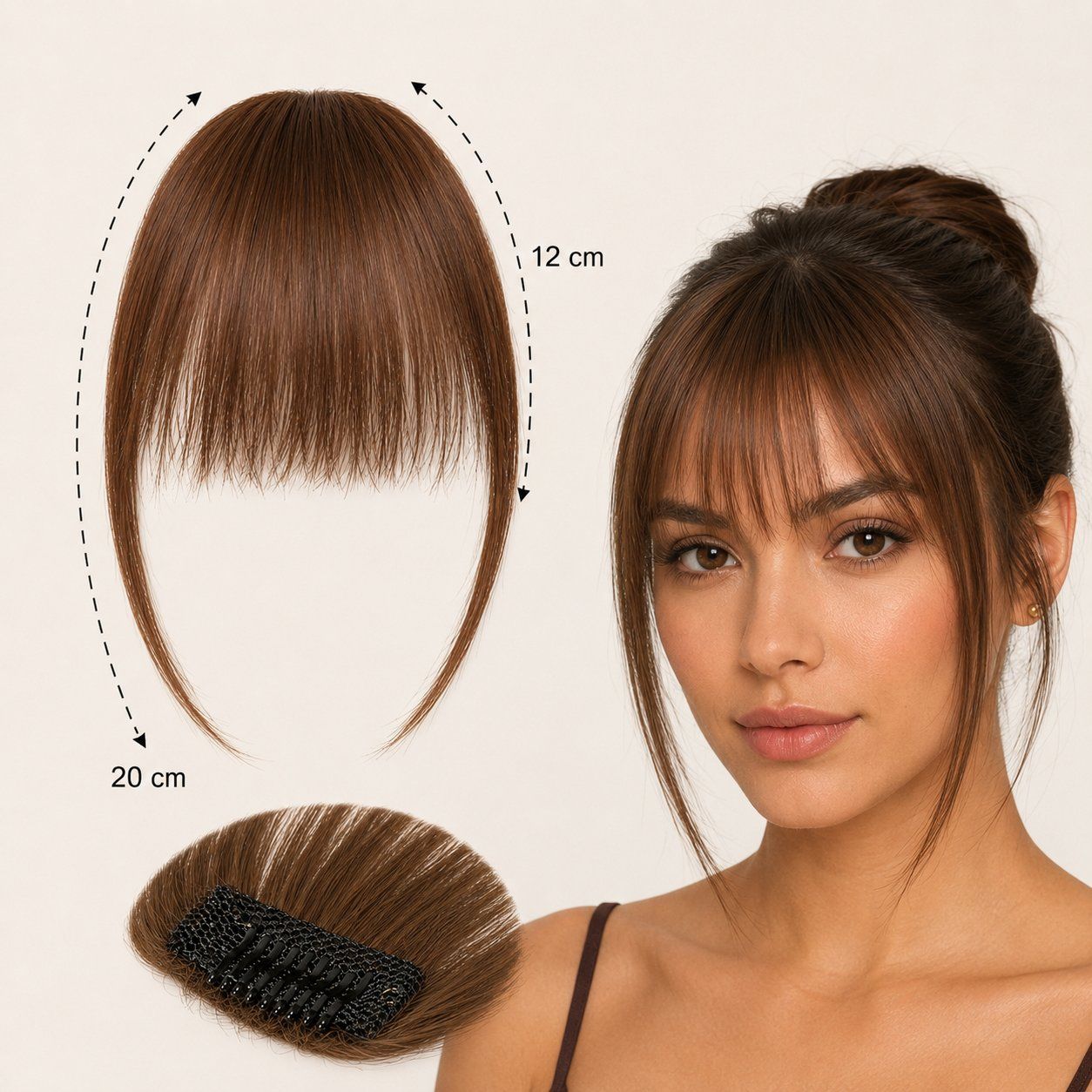 Parrucche: Clip-In Pony Braun 12 cm – Nuovo e nell'imballaggio originale da Fully venduto da VaneaSelection 4
