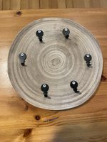 Wooden Key Holder, Wall Mounted, Rustic Design, Unique