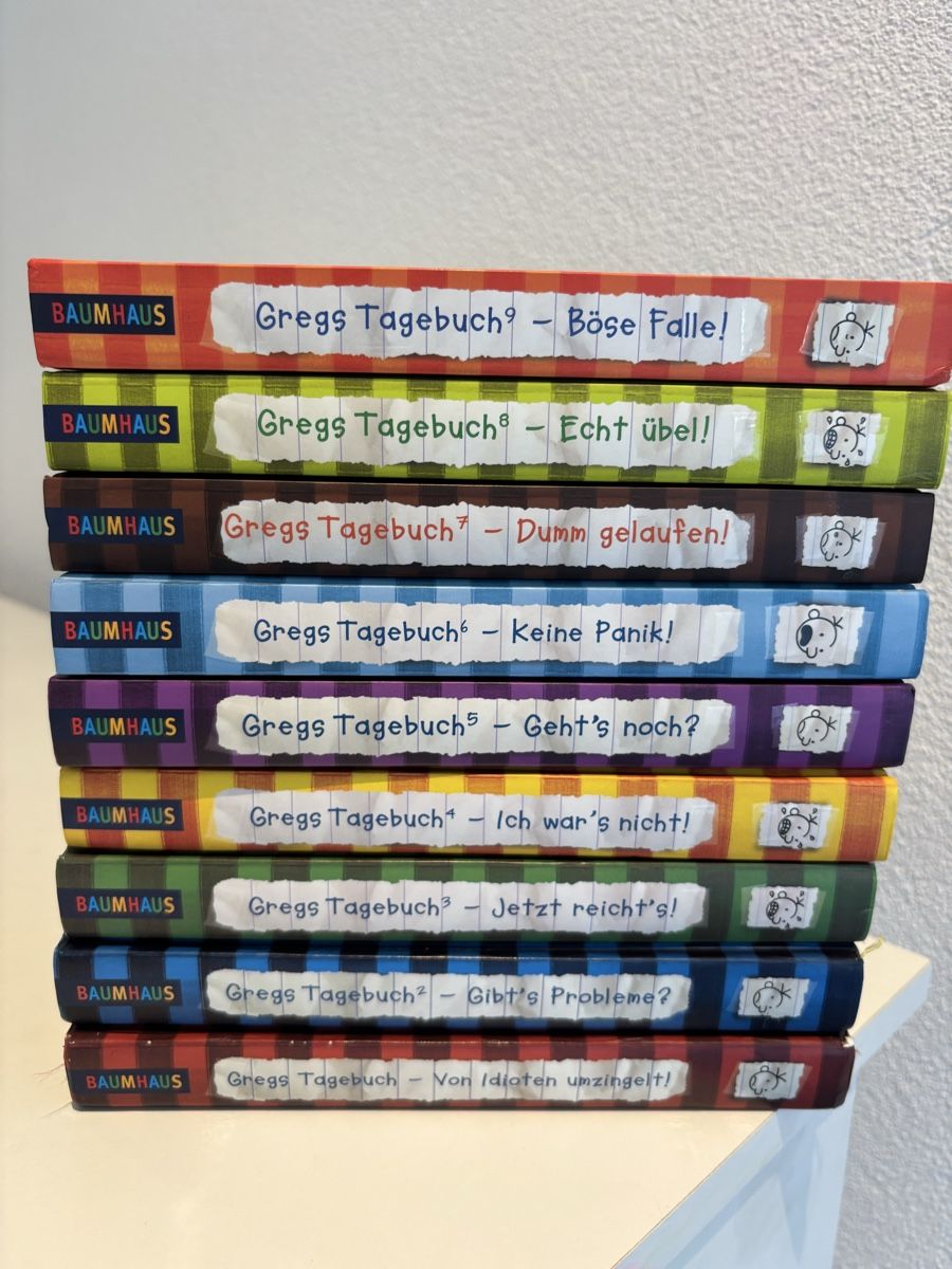 Libri: Gregs Tagebücher Sammlung 9 Bücher – Usato da Dübendorf venduto da kry_s5lg