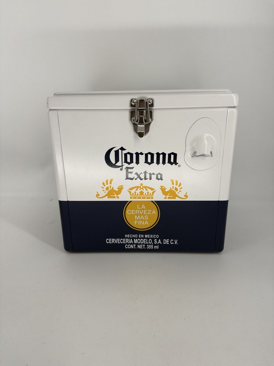 Frigoriferi & Refrigeratori: Metal Kühlbox Corona Extra  – Nuovo (secondo la descrizione) da Auenstein venduto da moin.