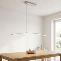 Elegante LED-Pendelleuchte in Bogenform – minimalistisch