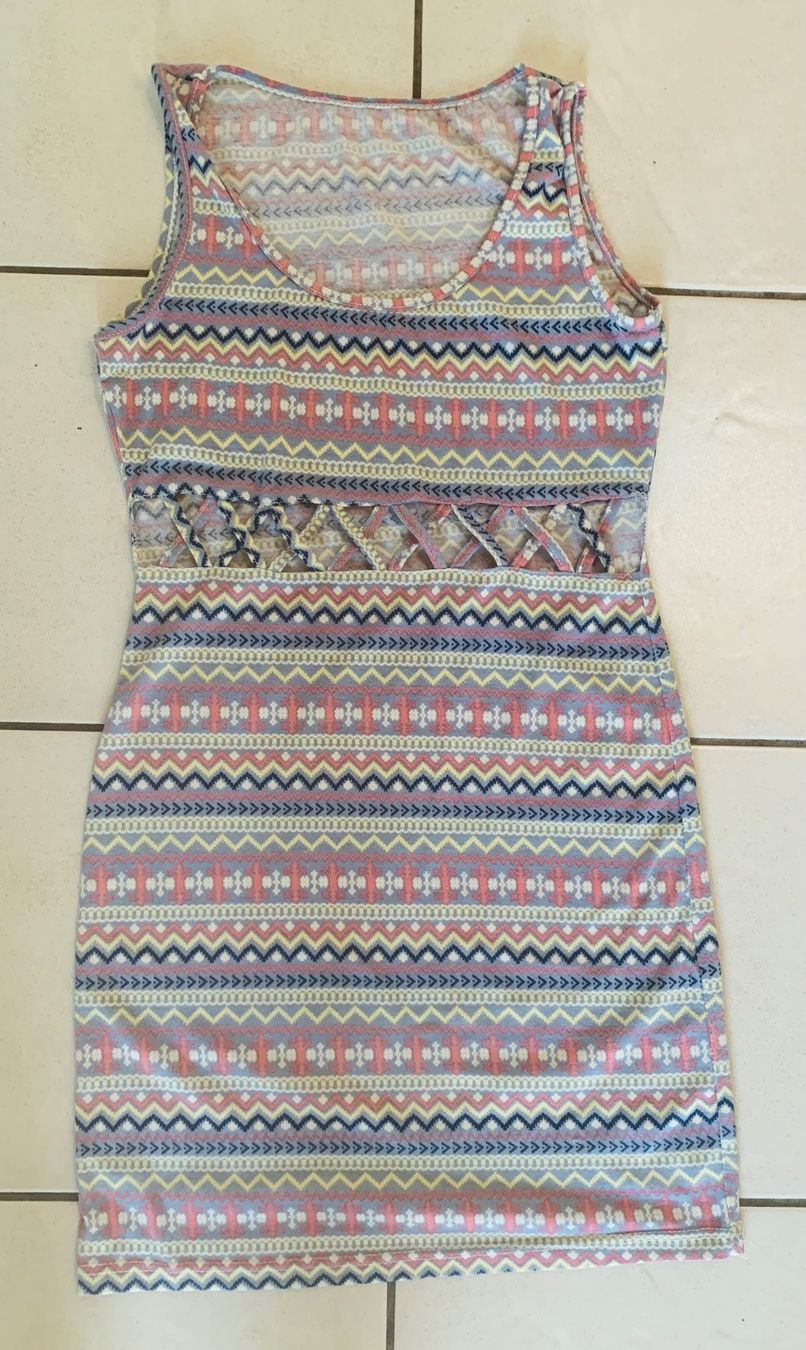 Vestiti: Sommerliches Minikleid mit Muster, Grösse S, topp – Usato da Sursee venduto da escape62