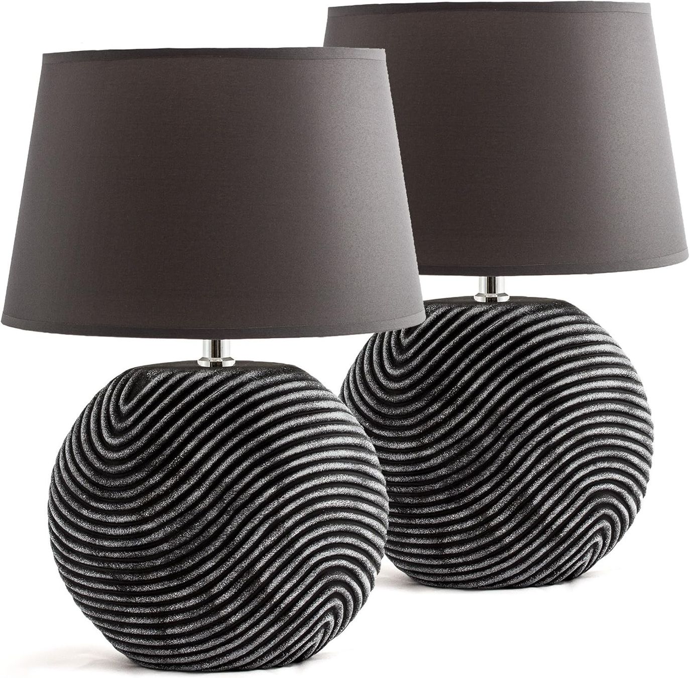 Lampade: 2er Set Tisch Nachttischlampen – Nuovo e nell'imballaggio originale da Nuglar venduto da SaleRitter 1
