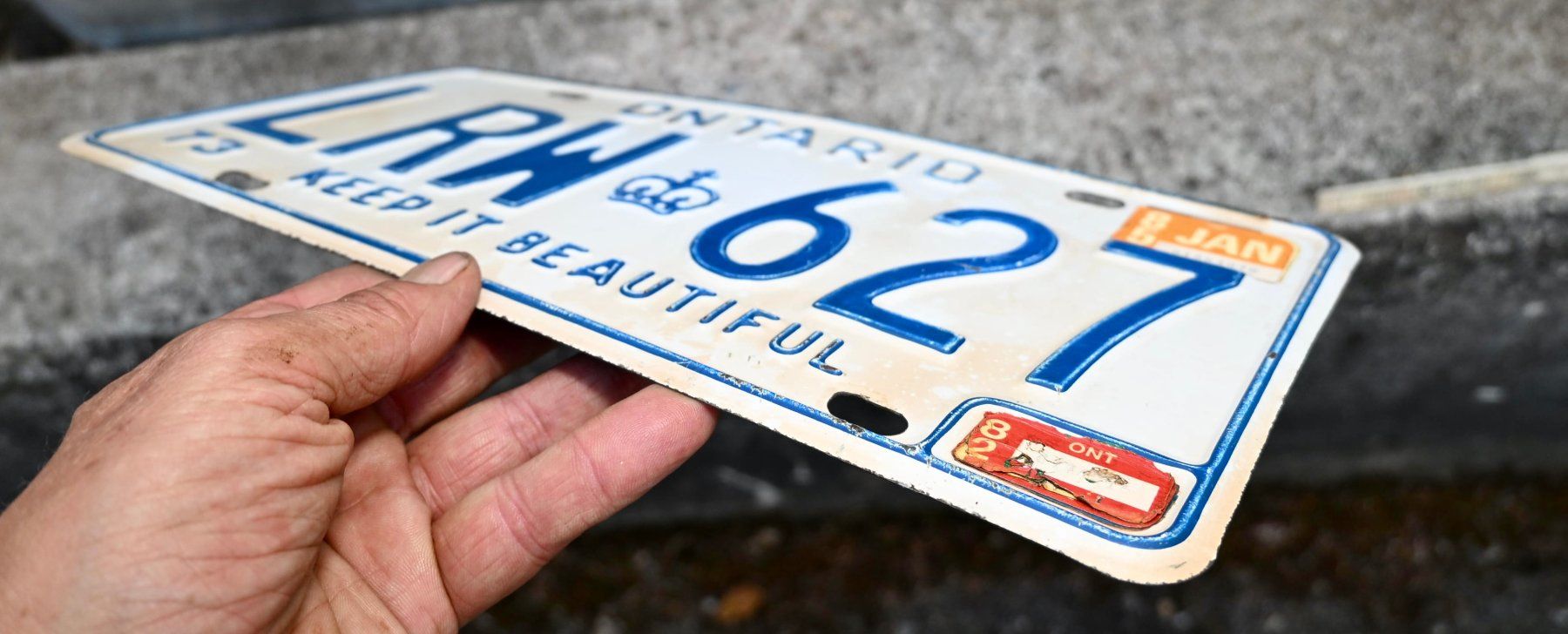 Insegne: Nummernschild CANADA 19?? Ontario 79 keep it beautiful – Usato da Pfaffhausen venduto da mono_rec 8