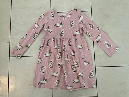 Süsses H&M Kleid mit Hasen Muster, Grösse 98/104 top!