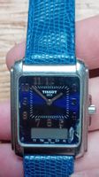 Montre Retro Tissot 1853  Blue Dial Digital, années 80