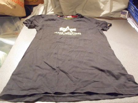 T-Shirt Grösse S, Alpha Industries, schw
