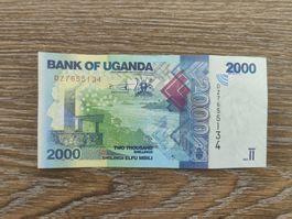 Uganda 2'000 Shillings 2022 !!!!!!!