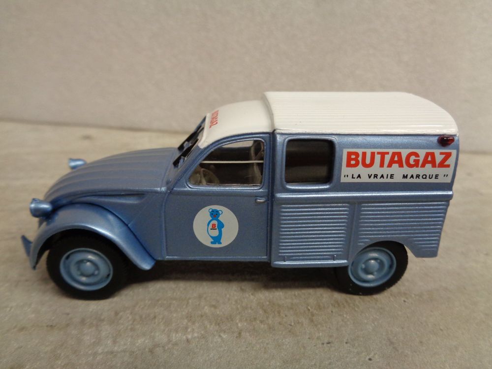Modèle Réduit Citroën 2 CV Van Butagaz - Norev/Hachette - Occasion Collection