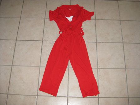 Roter Jumpsuit/Overall Gr.M/40/42