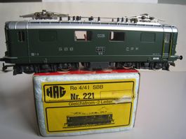 Hag SBB Re 4/4 I 10035 2 Panto 1.Version,  221