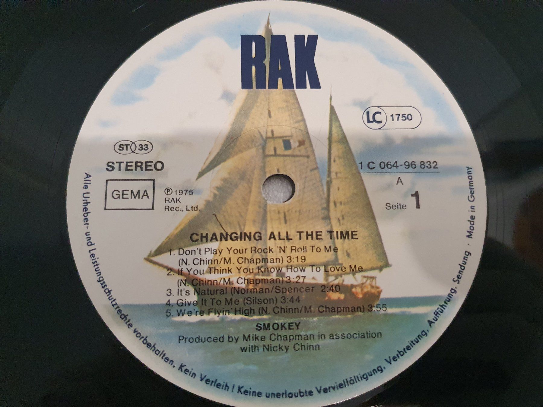 Schallplatten: Smokey – Changing All The Time – Gebraucht aus Uster von Vinyl-Leidenschaft 5