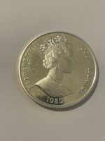Silver coin Cook Islands 1989