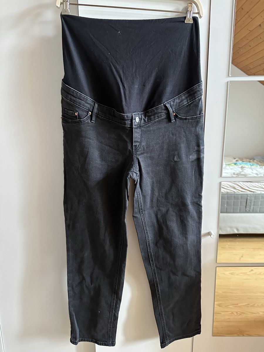 H&M Hosen: Umstandshose Gr. M H&M, Baumwolle schwarz – Gebraucht aus Münsingen von Secondhand89 1