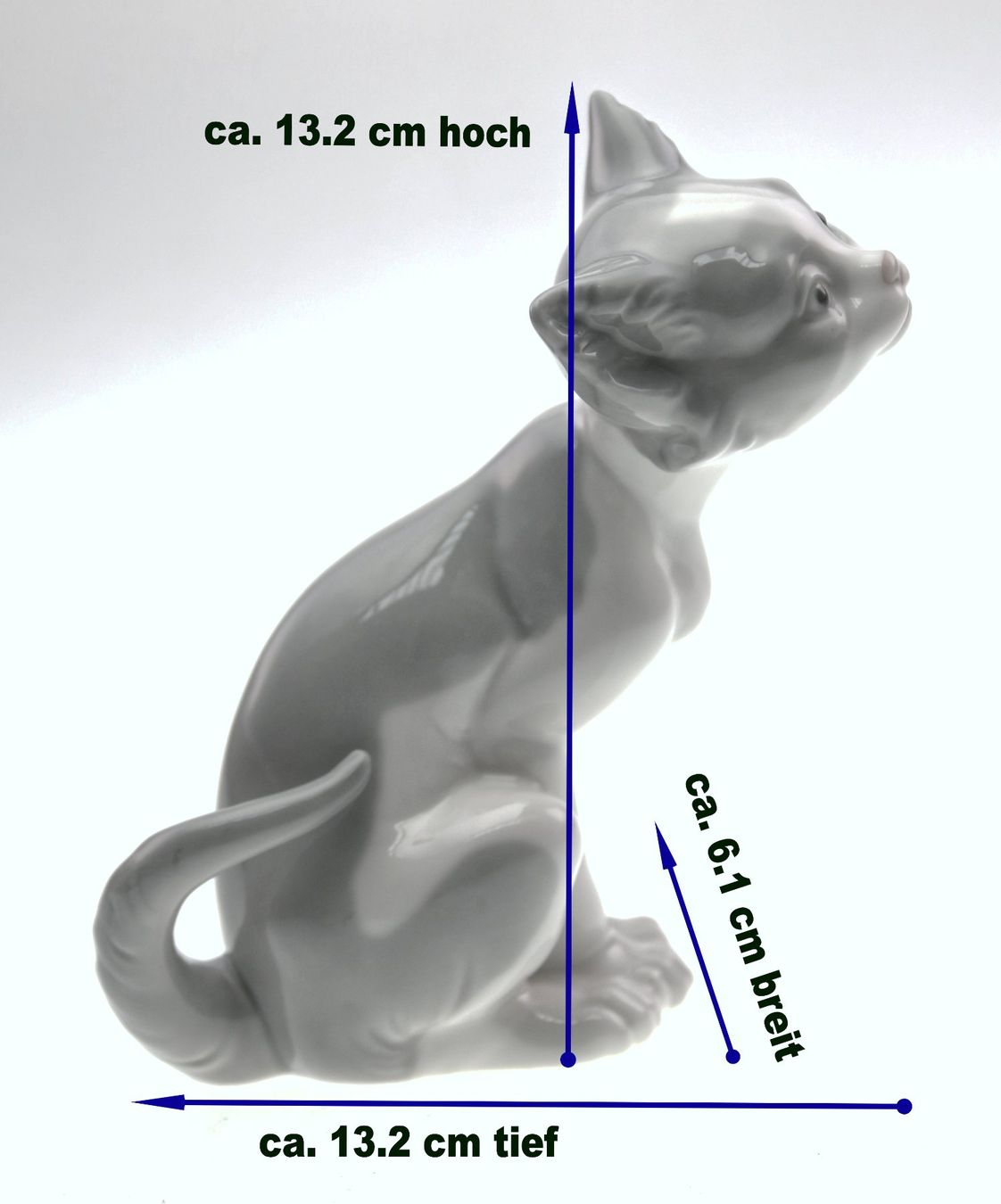 Lladro Figuren: Sitzende Katze - Büsi von Lladro Spanien 1981 – Gebraucht aus Langenthal von TolleGeschenke2026 7