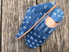Babouches: Stoff Mali (38)-Sale