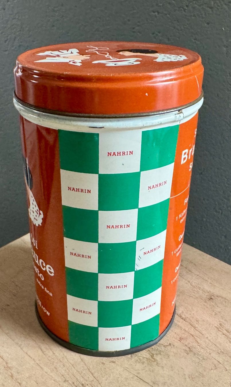 Barattoli: Dekorative alte Blechdose NAHRIN Sarnen Bratensauce – Usato da Rothrist venduto da Luckywinner 2