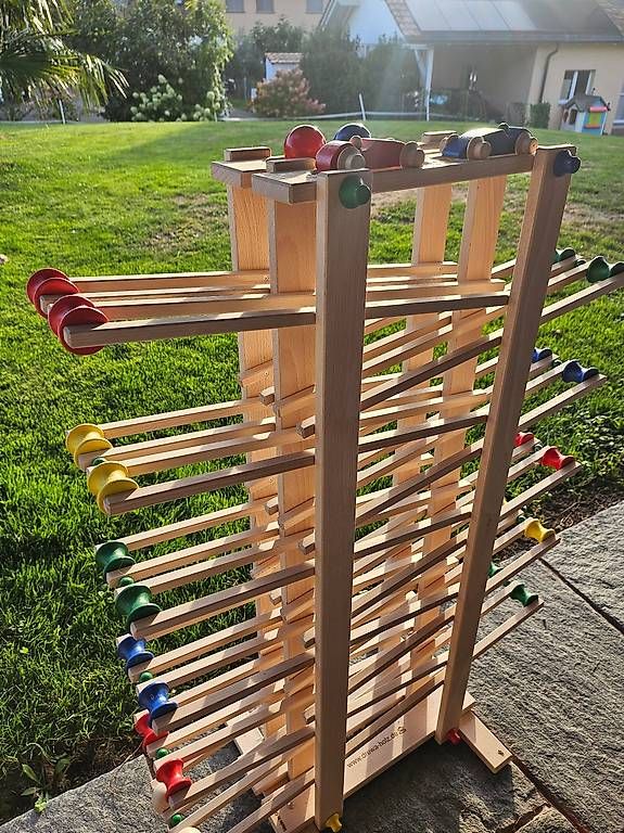 Spielzeuge: double circuit géant en bois, dès 3 ans – Gebraucht aus Noville von Laraclochris