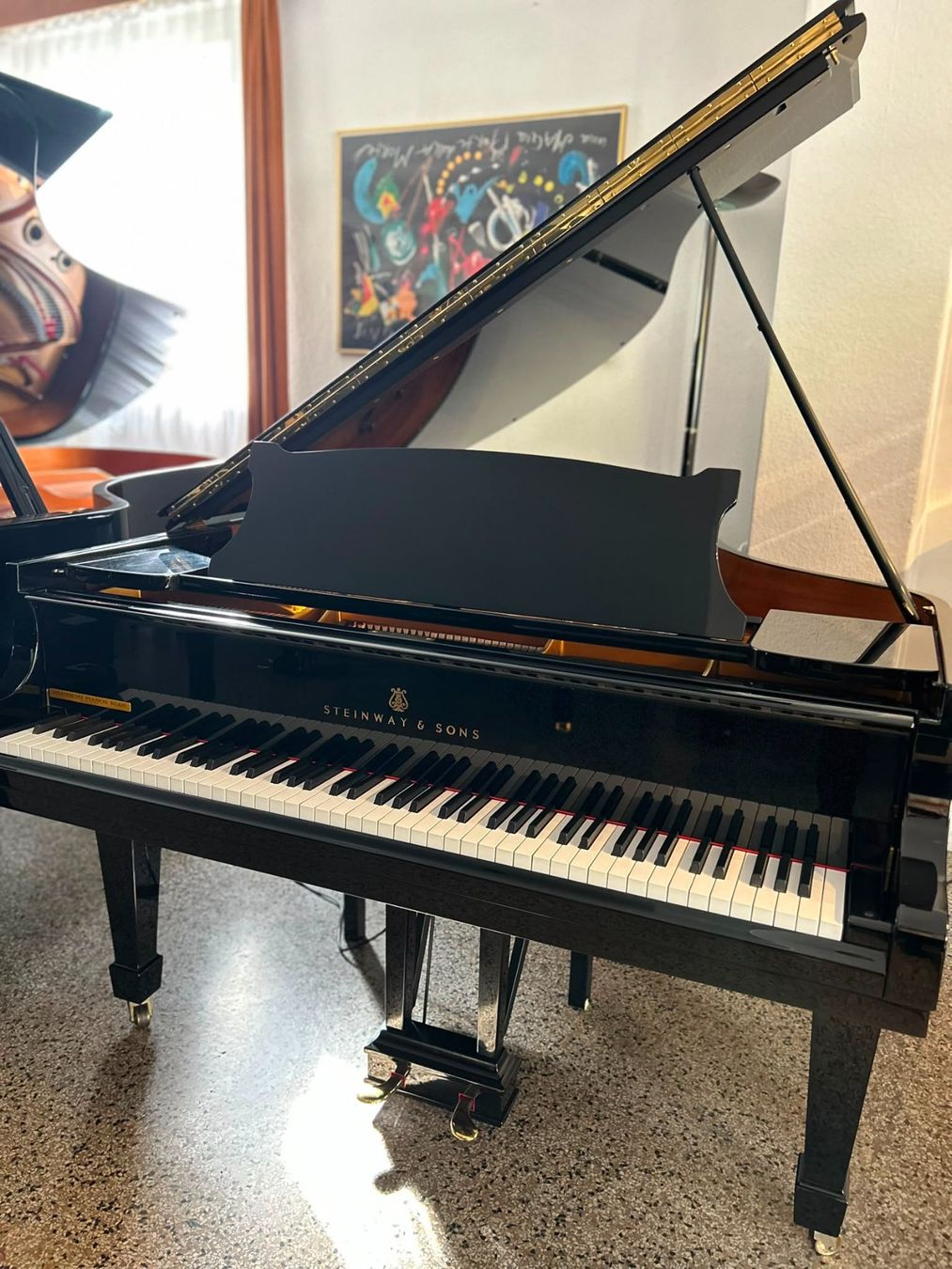 Steinway Instruments de musique: Steinway & Sons O-180, schwarz poliert – D'occasion à Bern par Heutschipiano