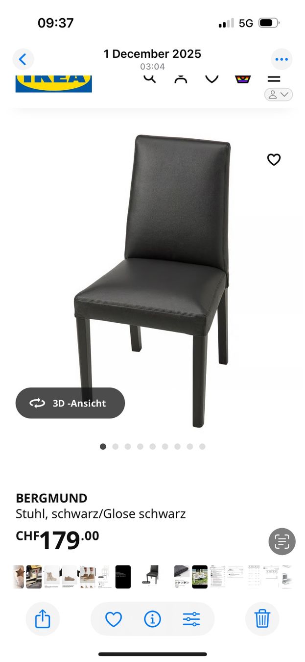 Ikea Sedie: 2x Ikea Stühle – Usato da Chur venduto da vio_6qlk