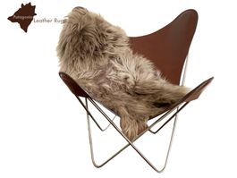Island lammfell Teppich Taupe
