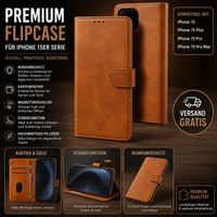 iPhone 15 Flip Case Cognac – Neu & OVP inkl. Versand