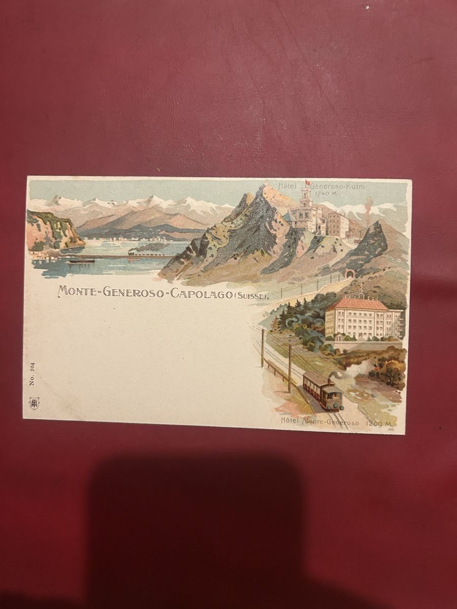 Cartoline postali: Monte Generoso-Capolago  – Usato da Breganzona venduto da Milesbo