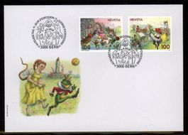 2018, FDC, Sondermarken Märchen (Nr. 1684–1685)