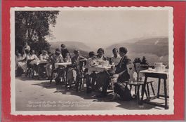 Pension Heimelig - terrasse - Chaux de Fonds - 1940