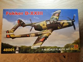 RS Modellbausatz Fokker D-XXIII 1/48