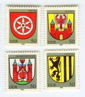 Briefmarken "Wappen". DDR