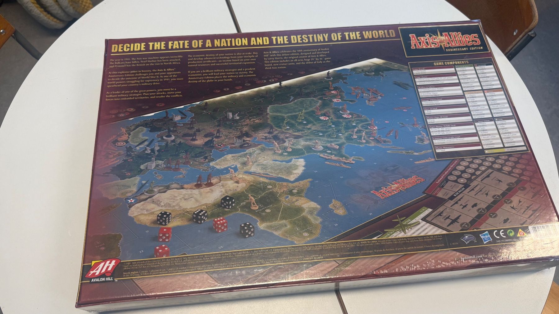 Giochi: Axis & Allies Spring 1941 Anniversary Edition neu – Nuovo e nell'imballaggio originale da Sarmenstorf venduto da SimonScheurer 1
