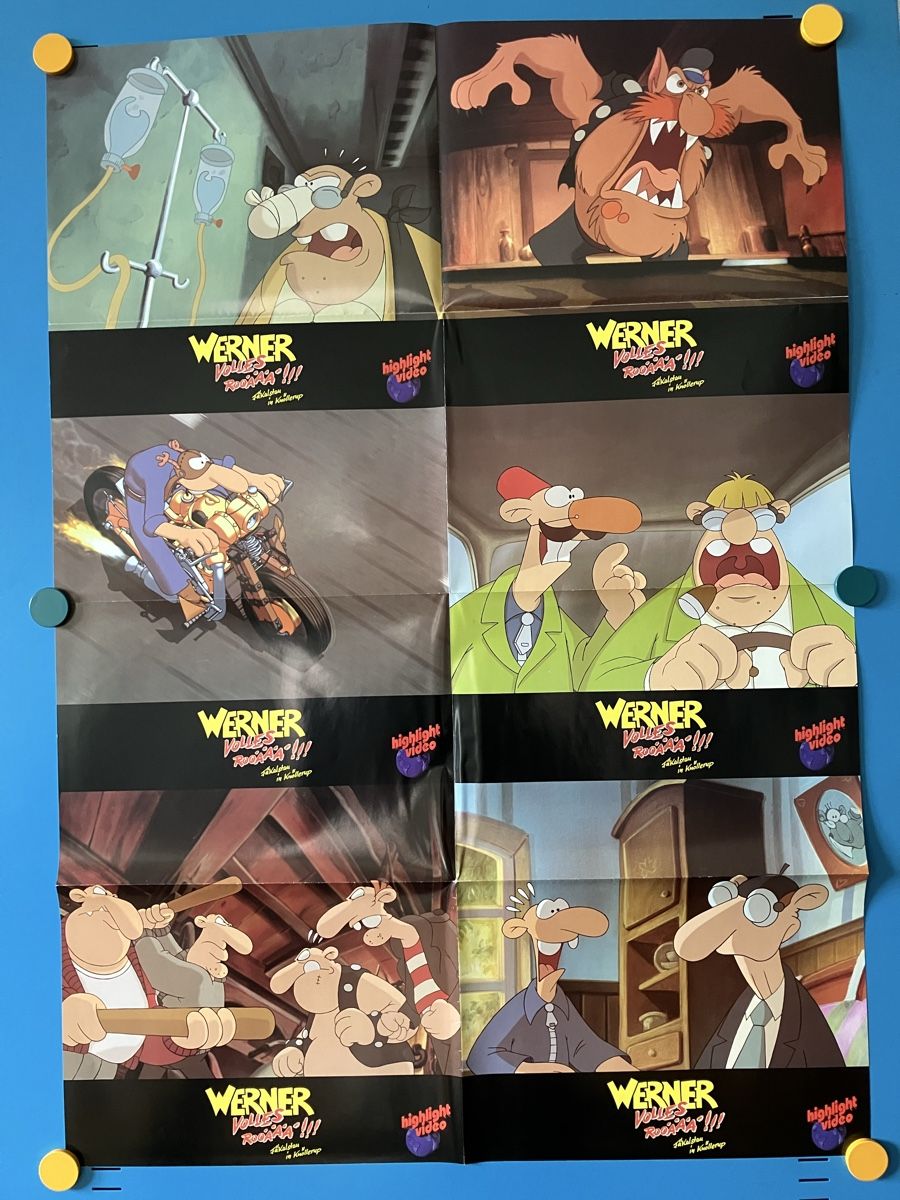 Poster & Bilder: Werner - Volles Rooäää!!! Kinoplakat – Neu und originalverpackt aus Lausen von Indexvision 4