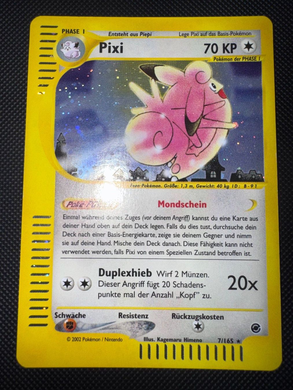 Pokémon Carte collezionabili: Pokemon Pixi Holo 7/165 - Expedition - DE – Usato da Erstfeld venduto da PokeSandero 1