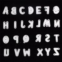 ABC ALPHABET STANZSCHABLONE - 26-TEILIG