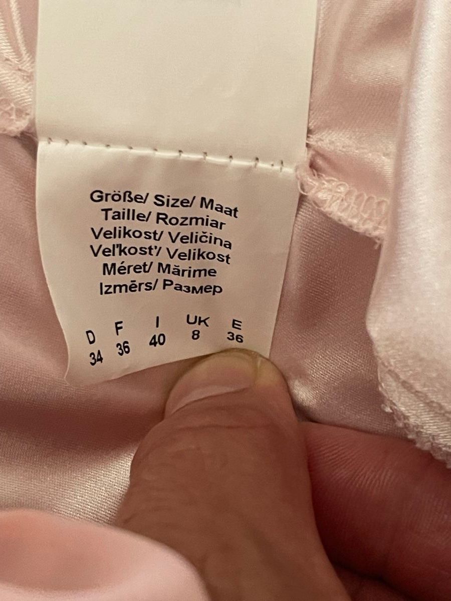 Vestiti: Swing Abendkleid zartrosa Gr. 34 – Usato da Dörflingen venduto da Benz63 7