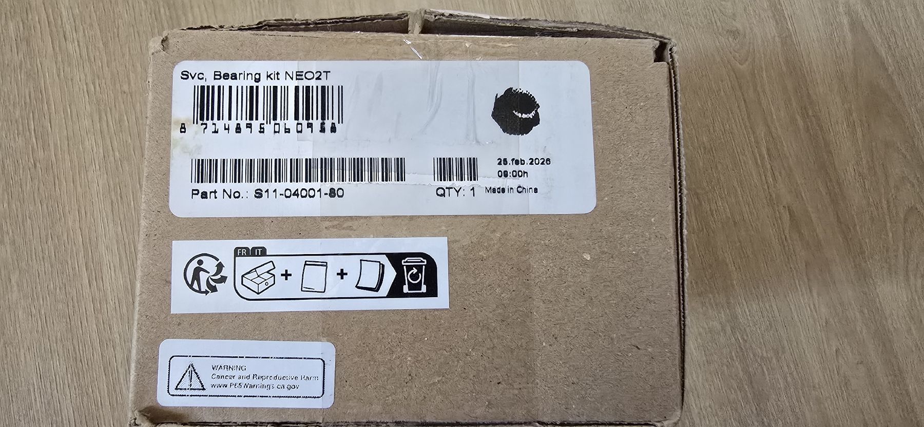 Tacx Vélos d'appartement: Tacx NEO 2T  Bearing kit – Neuf (Voir description) à Aubonne par hydrogene_09 4