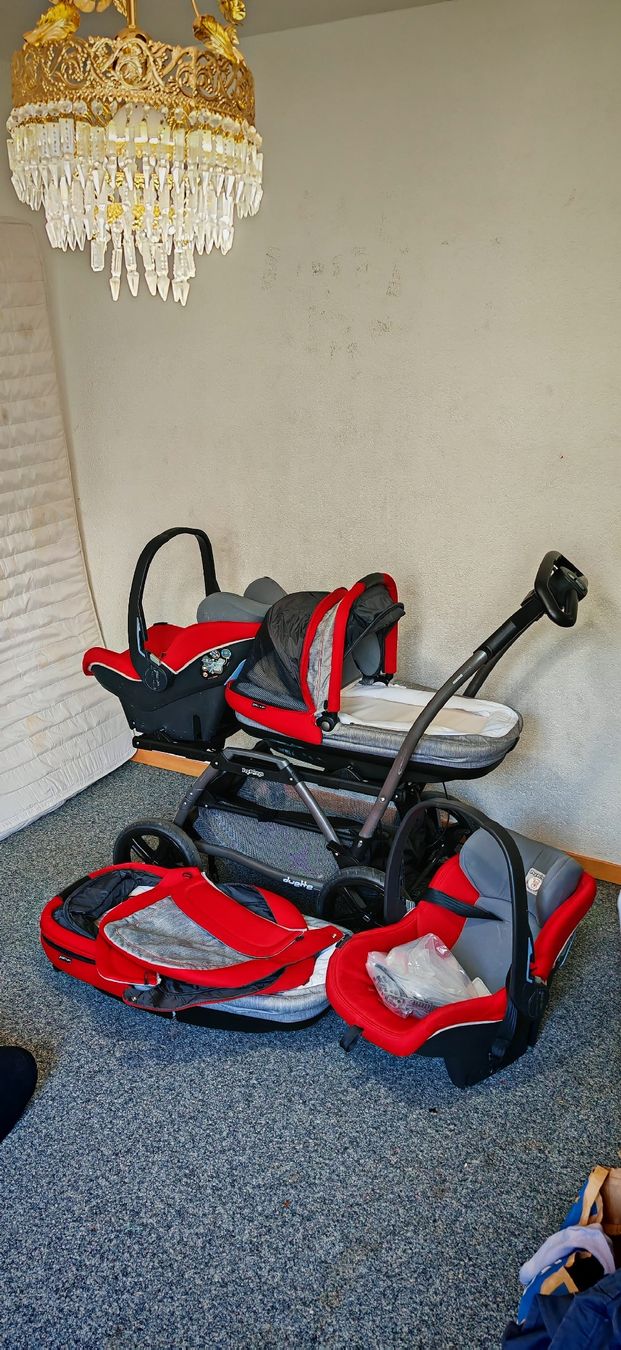 Peg Perego Kinderwagen: Poussette pour bébés jumeaux Peg Perego – Gebraucht aus Bern von Meriem00 6