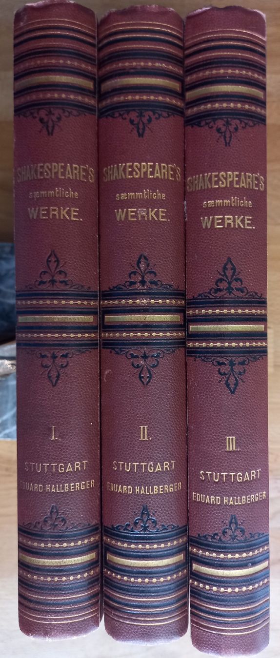 Bücher: Shakespeares Werke Bücher Bd. I - III – Gebraucht aus Zollikon von TimeIsMoney 5